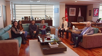 Ahmet Alp Gönüllülerinden Başkan Gökhan'a Ziyaret