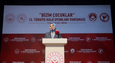 Aile ve Sosyal Hizmetler Bakanı Göktaş, 'Bizim Çocuklar' 13. Türkiye Halk Oyunları Yarışması açılışına katıldı