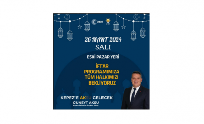 Aksu’dan, iftar daveti