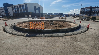 Barış Mahallesinde Kavşak Düzenleme Çalışması