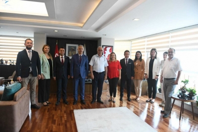 Baro Başkanı Aydın ve Yönetiminden Başkan Gökhan'a Ziyaret