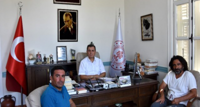 Başkan Aslan'dan İl Müdürü Kemal Dokuz'a nezaket ziyareti