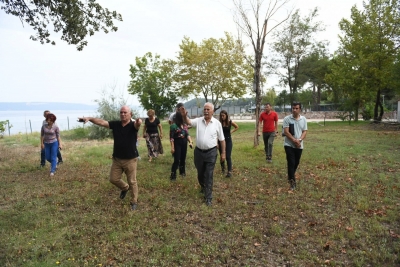 Başkan Gökhan Güzelyalı'da İncelemelerde Bulundu