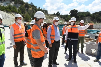 Başkan Gökhan Mekanik ve Biyolojik Arıtma Tesisini Ziyaret Etti