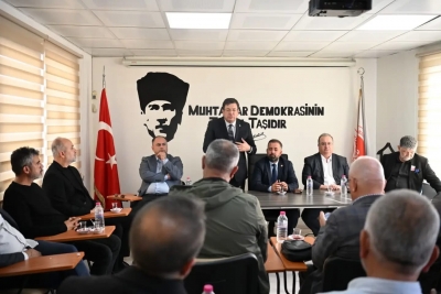 Başkanlardan Muhtarlar Derneği Ziyareti