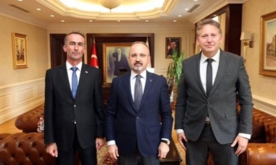 Bülent Turan, Çanakkale Bölgesel Turist Rehberleri Odası Heyetini Kabul Etti