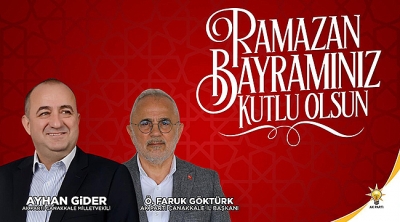 Çanakkale AK Parti İl Başkanlığı’ndan Ramazan Bayram Mesajı
