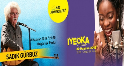 Çanakkale Belediyesi Yaz Konserleri Başlıyor; Iyeoka ve Sadık Gürbüz Çanakkale'ye Geliyor