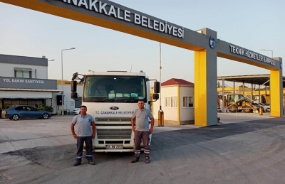 Çanakkale Belediyesinden Yangın Söndürme Çalışmalarına Destek