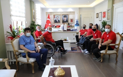 Çanakkale Boğazgücü Engelliler Gençlik Spor Kulübünden Vali AKTAŞ’a Ziyaret