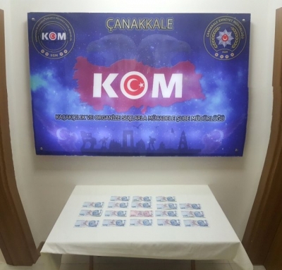 Çanakkale'de Sahte Para Operasyonu