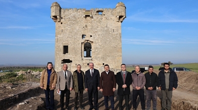 Cezayirli Hasan Paşa Köşkü'nde çalışmalar devam ediyor