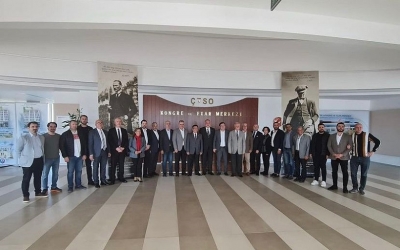 CHP ÇANAKKALE TEMSİLCİLERİNDEN ÇTSO YÖNETİM KURULUNA HAYIRLI OLSUN ZİYARETİ