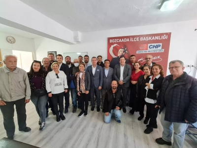 CHP'Lİ ERKEK BOZCAADA’DA