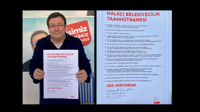 CHP'li Erkek, Halkçı Belediyecilik Taahhütnamesini imzaladı