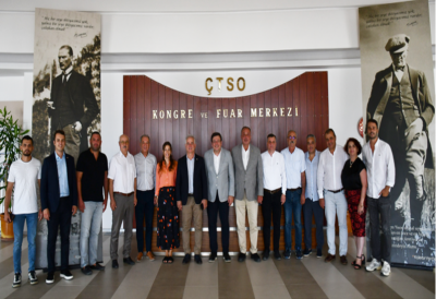 CHP'li Erkek'ten Esnaf Odası ve ÇTSO ziyareti