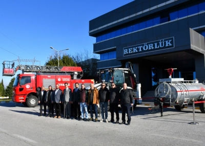 ÇOMÜ Araç Parkını Yeni Teleskopik Kepçe ile Güçlendirdi