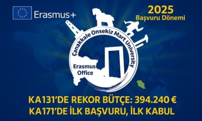 ÇOMÜ Erasmus’tan 2025 Başvuru Döneminde Çifte Başarı