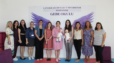 ÇOMÜ Hastanesi'nde Anne Adaylarına Destek
