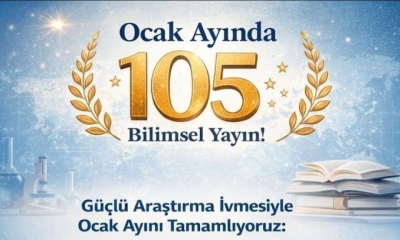ÇOMÜ Ocak ayını 105 bilimsel yayınla tamamladı