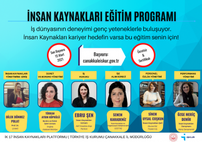 ÇOMÜ ÖĞRENCİLERİ İNSAN KAYNAKLARI EĞİTİM PROGRAMINI BAŞARIYLA TAMAMLADI