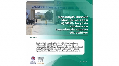 ÇOMÜ’den 20 Akademisyen 'Dünyanın En Etkili Bilim İnsanları' Listesinde