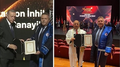 ÇOMÜ’lü Akademisyene ‘Üstün Başarı Ödülü’