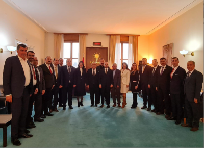 ÇTB HEYETİ ANKARA'DA AK PARTİ MİLLETVEKİLLERİYLE BİR ARAYA GELDİ