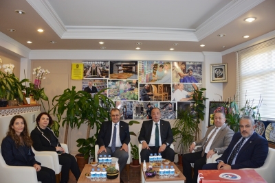 ÇTSO YENİ YÖNETİM KURULU ÇANAKKALE ESNAF VE SANATKARLAR ODALARI BİRLİĞİNİ ZİYARET ETTİ