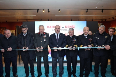 Deniz Müzesi'nde ‘Bahriye ve Deniz’ Gemi Modeli ve Resim Sergisi Açıldı