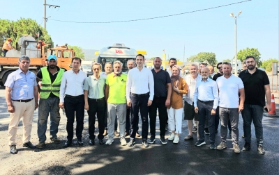 Dörtyol Mevkiinde sinyalizasyon çalışmaları incelendi