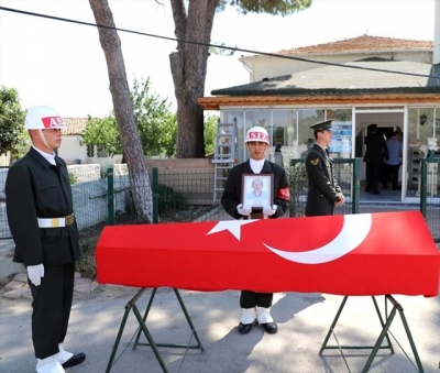 Gelibolulu Kıbrıs Gazisi Son Yolculuğuna Uğurlandı