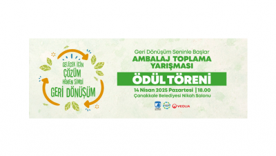 Geri Dönüşüm Seninle Başlar yarışmasının ödül töreni 14 Nisan’da