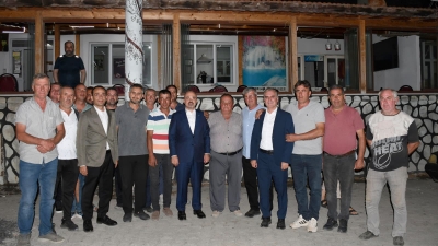 İçişleri Bakan Yardımcısı Bülent Turan Gelibolu Köylerini ziyaret etti
