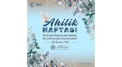 İçişleri Bakan Yardımcısı Bülent Turan'dan Ahilik Haftası Mesajı