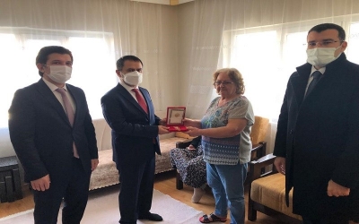 İlhami AKTAŞ, Merhum Kahraman Gazimizin Ailesini Ziyaret Etti