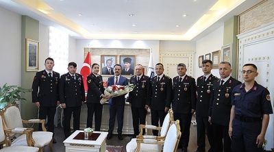 Jandarma Teşkilatı'ndan Vali Aktaş' a Ziyaret
