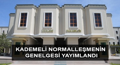 Kademeli Normalleşmenin 3.Etap Genelgesi