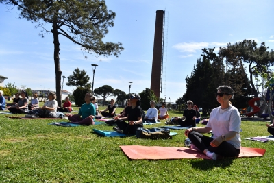 Kanseri Yenen Savaşçı Kadınlar Yoga Etkinliğinde Buluştu
