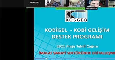 KOBİGEL- KOBİ GELİŞİM DESTEK PROGRAMI EĞİTİM WEBİNARI DÜZENLEDİ