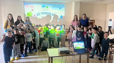 Minik Öğrencilere Su Verimliliği Sunumu Yapıldı