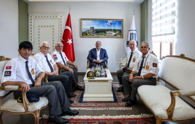  Muharip Gaziler Derneği’nden Vali Toraman'a  Ziyaret