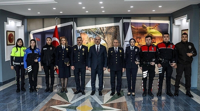 Polis Haftası Kapsamında Vali Toraman'a Ziyaret