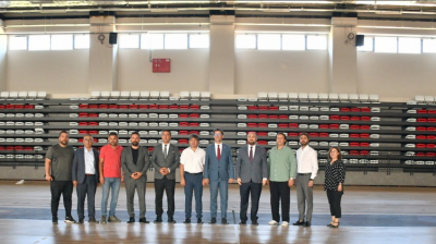 Rektör Cüneyt Erenoğlu, Spor Bilimleri Fakültesinde İncelemelerde Bulundu