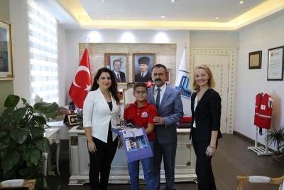 TEKNOFEST’ te Finale Kalan Egemen KAYA, Vali İlhami AKTAŞ' ı Ziyaret Etti