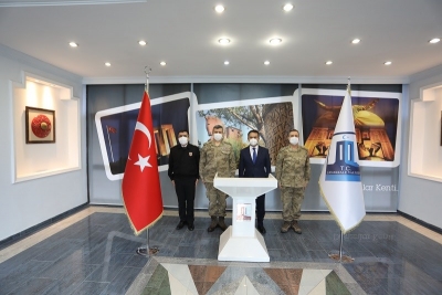 Tuğgeneral Ersel Özer, Vali İlhami Aktaş’ı Ziyaret Etti