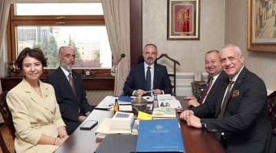 Turan, Biga TSO Heyetini Makamında Ağırladı