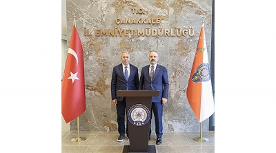 Turan'dan Emniyet Müdürü Kenan Kurt'a Ziyaret