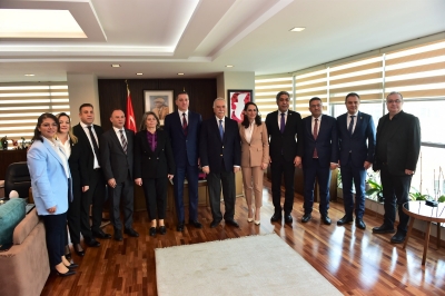 Türkiye Barolar Birliği Yönetiminden Başkan Gökhan'a Ziyaret
