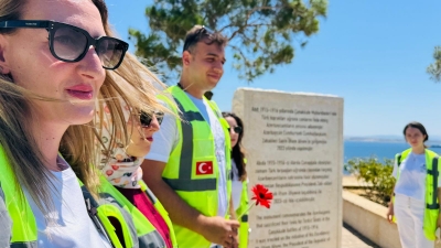 Uluslararası Öğrenciler Çanakkale’de Tarihe Saygı Duruşunda Bulundu
